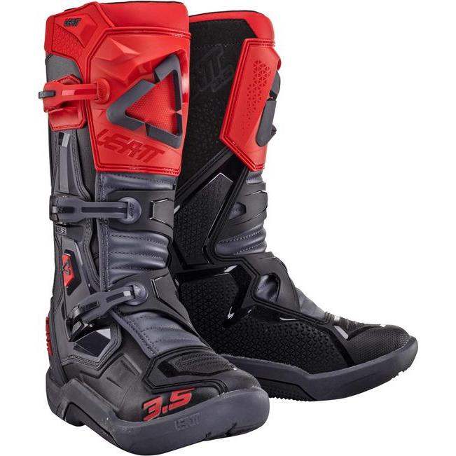 Leatt, Scarpe da moto, Moto 3.5 Rote Schuhe (42)