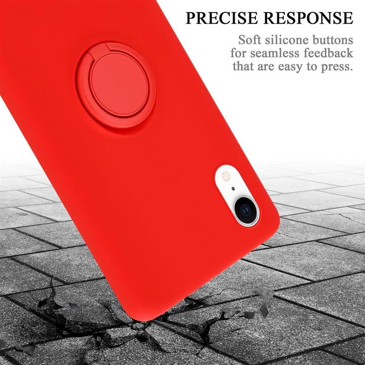 Actual product image Cadorabo Bumper TPU Liquid Ring Silicone Case (Apple iPhone XR)