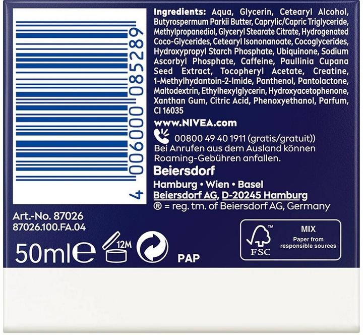 Actual product image NIVEA Q10 Energy Anti-Falten Nachtpflege (50 ml, Face balm)