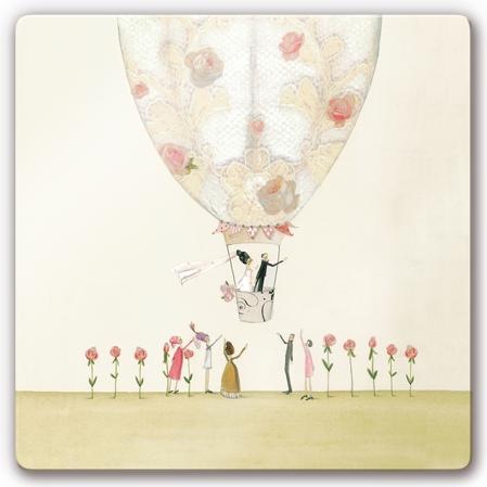 Produktbild Trenddeko Hochzeitsballon (30 x 30 cm)