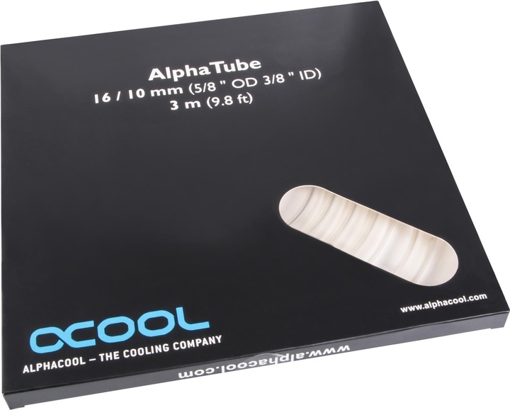 Produktbild Alphacool AlphaTube Schlauch HF 16/10mm - Ultra Clear 3 m (3 m, Kunststoff)