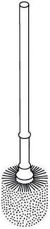 Productafbeelding Hewi WC borstel SERIE 477 voor WC borstelset 477.20. zuiver wit