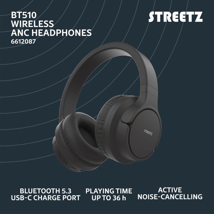 Produktbild Streetz BT510 (ANC, 36 h, Kabellos)