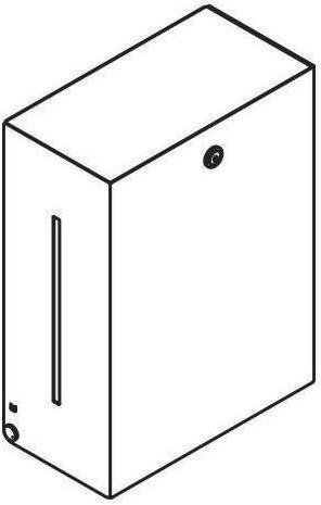 Immagine prodotto Hewi Distributore di asciugamani di carta SYSTEM 900 in acciaio inox nero opaco profondo