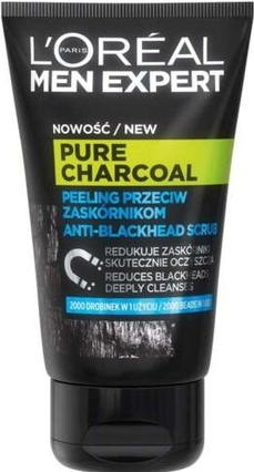 L'Oréal Paris L'Oreal - Men Expert Peeling Againstackheads Pure Power Charcoal 100Ml (Exfoliation, 100 ml)