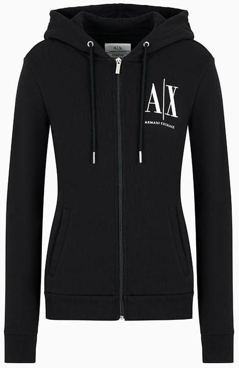 Image du produit Armani Exchange Sweatshirt à capuche avec logo et fermeture éclair (XS)