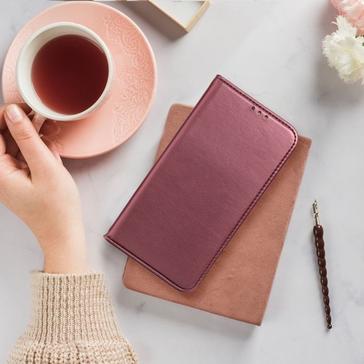 Produktbild Nemo Equipment Book case OEM SMART MAGNETO Book case for SAMSUNG A15 5G burgundy (Samsung Galaxy A15 5G)