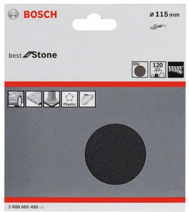 Produktbild Bosch Professional Zubehör PRO F355 Schleifblatt, 115 mm, G120 (120)