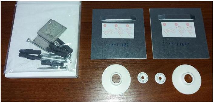 Actual product image Push-button fastening up to 0.8 sqm