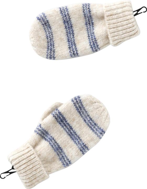 Actual product image Vertbaudet Set aus Mütze, Rundschal & Handschuhe gestreift, Mädchen (98, 86)