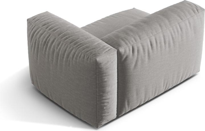 Image du produit Micadoni Chauffeuse Droit, "Martina", 1 Place, 121x106x75 Fabriqué en Europe (Canapé modulaire, 1 place)