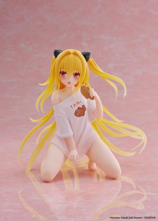 Taito To Love-Ru Darkness PVC Statue Desktop Cute Figure Golden Darkness Roomwear Ver. 13 cm