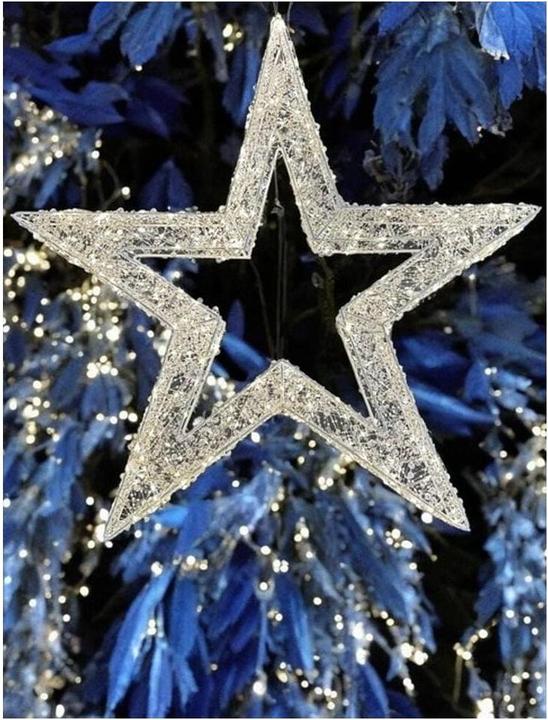 Image du produit Dameco LED Stern Weiss Outdoor, 70 cm x 8