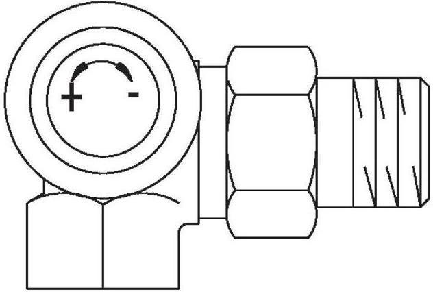 Produktbild Oventrop OV Thermostatventil Baureihe AV 9 M 30x1,5, PN 10, Winkel-Eck links, DN 10