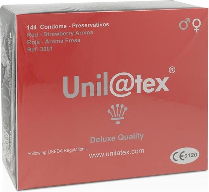 Actual product image Unilatex Red / Strawberry Preservatives 144 Units (144 pcs.)