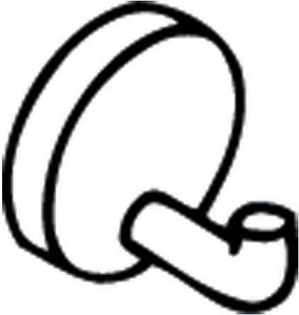 Image du produit Hewi Crochet mural SERIE 801 30mm de profondeur, rosace d= 40mm jaune moutarde