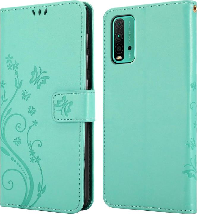 Image du produit Cadorabo Pochette Flower Book (Xiaomi Poco M3, Xiaomi Redmi 9T)