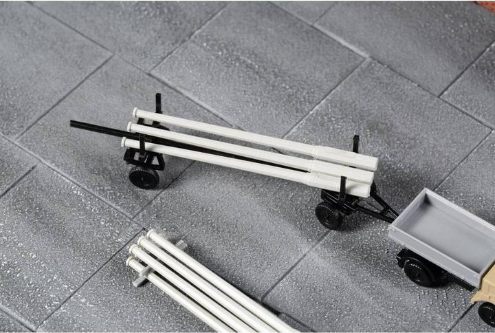 Image du produit Auhagen 44658 N Multicar M22 à plateau avec remorque pour matériaux longs