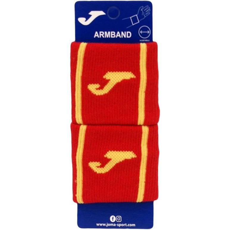 Joma, Uomini, Fascia e polsini tergisudore, Frotka Opaska Na Rękę Podwójna Game Czerwono żółta, Rosso, Giallo