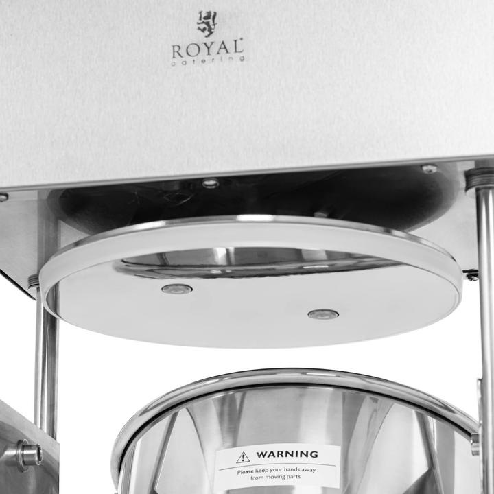 Produktbild Royal Catering Wurstfüller 350 W 25 l Fusspedal Wurstfüllmaschine 4 Füllrohre Wurstmaschine