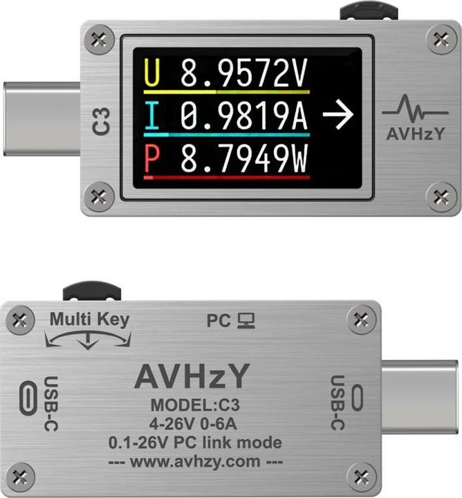 Produktbild PowerGuard AVHzY C3 USB-C Power Meter Tester
