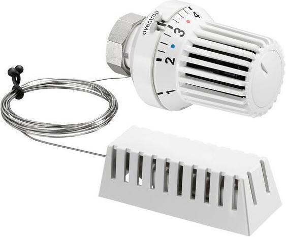 Actual product image Oventrop OV Thermostat Uni XH white, 7-28 degreesC Capillary tube 2000mm