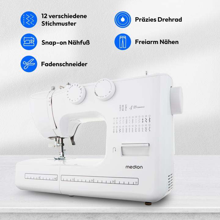 Produktbild Medion LIFE® Freiarm-Nähmaschine SM60 (MD10689)