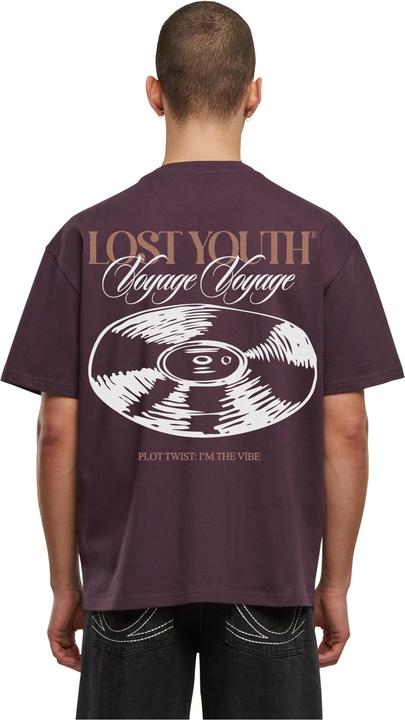 Produktbild Lost Youth Oversized Tee - Plot Wist plumpurple S (S)