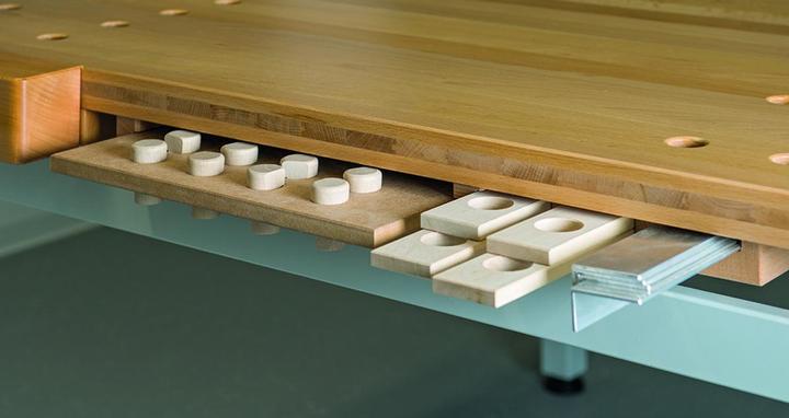 Produktbild Werkstarck Hobelbank Quartett mit Metall-Untergestell (144 cm, 144 cm)