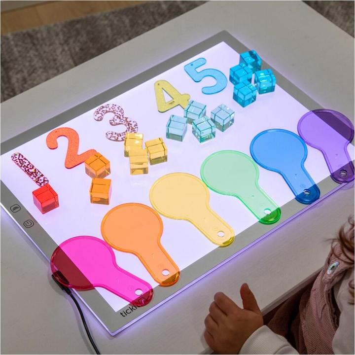 Actual product image TickiT Light panel with color change for children - rectangular A3 - (size 46 x 34 cm)
