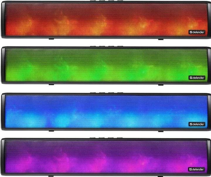 Actual product image Defender Z8 Soundbar speaker 10W USB BLUETOOTH LED RGB backlighting (10 W)