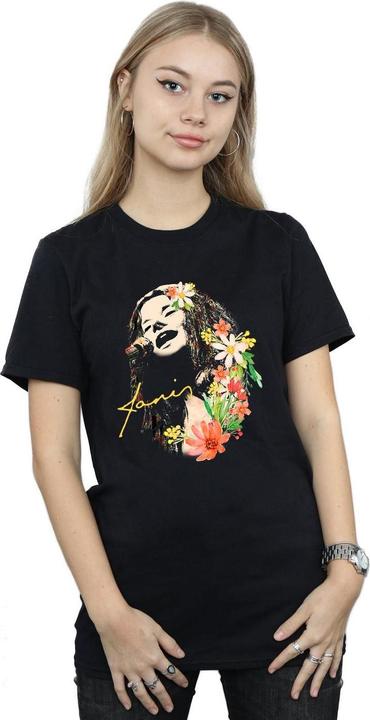 Image du produit Janis Joplin - T-shirt FLORAL PATTERN - Femme (XL)