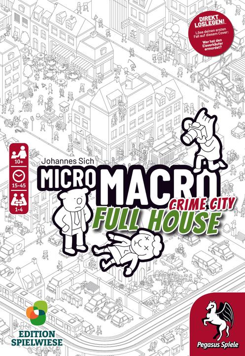 Produktbild Pegasus MicroMacro: Crime City 2 - Full House (Deutsch, 1 - 4 Spieler)