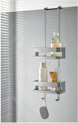 Produktbild Emco Eckschwammkorb SYSTEM 2 ti. verd. Wdbef. abnehmbar chrom (23 x 18 x 6 cm)