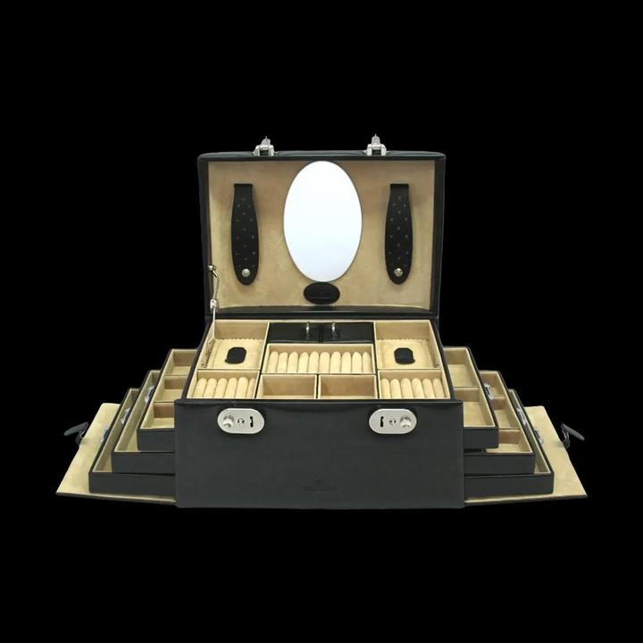 Produktbild Windrose Schmuckkästchen Merino 11 - Schwarz