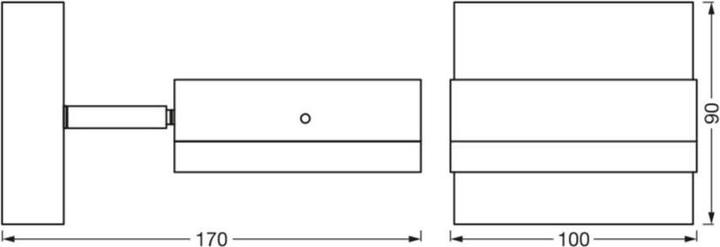 Actual product image Ledvance Endura Classic Spot Square (GX53, IP44)