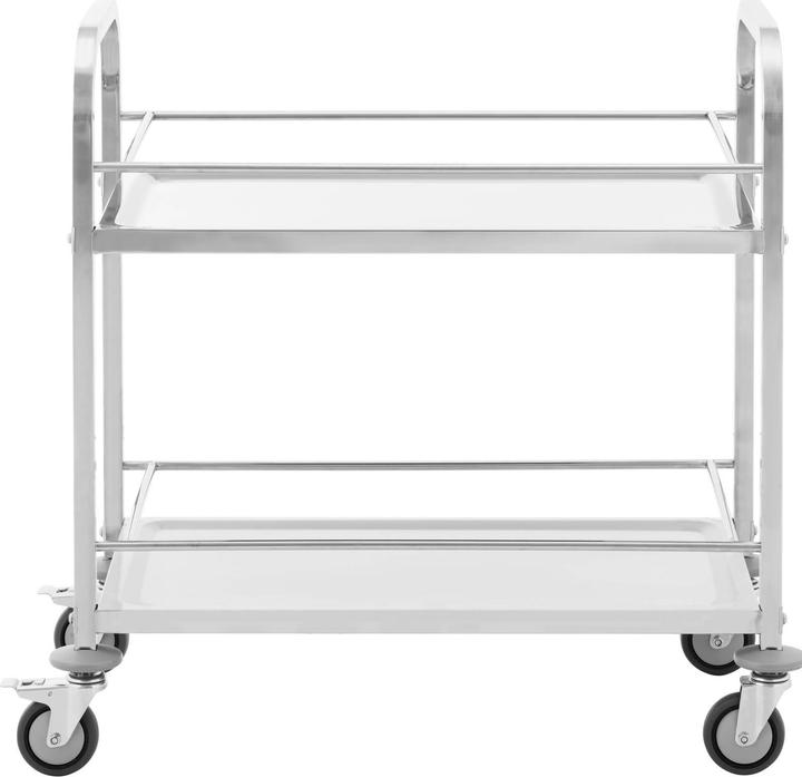 Actual product image Royal Catering Serving Trolley - 2 shelves - 70 x 38 x 3 cm - 72 kg -