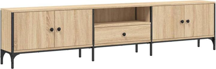 vidaXL TV-Schrank mit Schublade Sonoma-Eiche 200x25x44cm (200 x 25 x 44 cm)