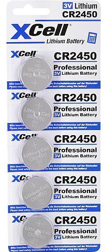XCell Pila a bottone al litio CR 5 STK (5 pz., CR2450, 620 mAh)