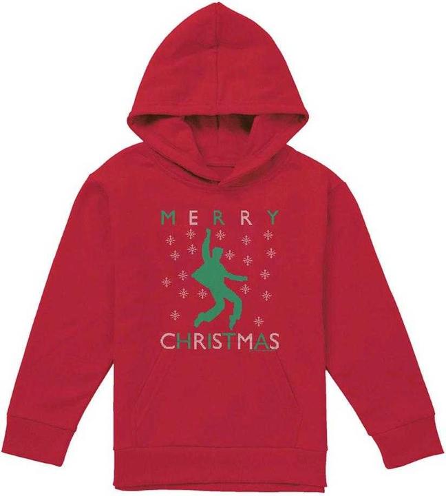 Produktbild Elvis Dancing Ugly Kapuzenpullover weihnachtliches Design (140, 146)