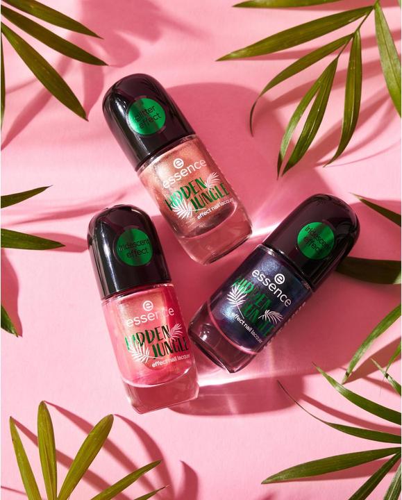 Actual product image essence Hidden Jungle (01 Secret Gem, Gel-Effect Nail Polish)