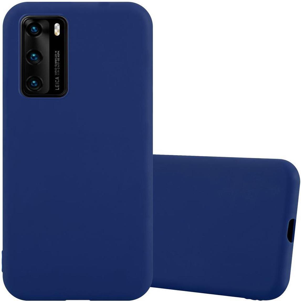 Cadorabo TPU Candy Cover (Huawei P40), Smartphone Hülle, Blau