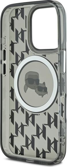Productafbeelding Karl Lagerfeld KLHMP16XHMCKMHK iPhone 16 Pro Max 6,9" czarny/zwart IML Monogram Karl&Choupette Hoofd (Apple iPhone 16 Pro Max)