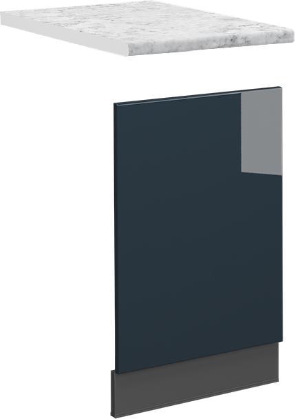 Anthrazit, Blau, Dunkelblau hochglanz, Marble-Weiss