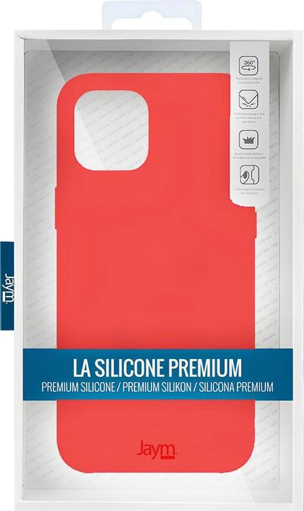 Immagine prodotto Jaym Custodia in silicone premium, serie rossa (Apple iPhone 15)