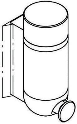 Actual product image Hewi Soap dispenser SERIES 477 filling quantity 500ml matt white mustard yellow