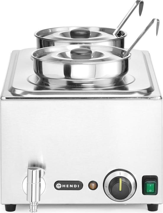 Produktbild Hendi Set: Bain-Marie Ranger + 2x 4L Container mit Deckel,, 8L, 220-240V/1000W, 604x332x(H)31