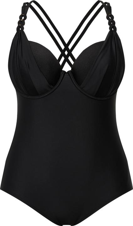 Immagine prodotto Ulla Popken Costume da bagno con glitter, coppe morbide, ferretto e spalline regolabili (58)