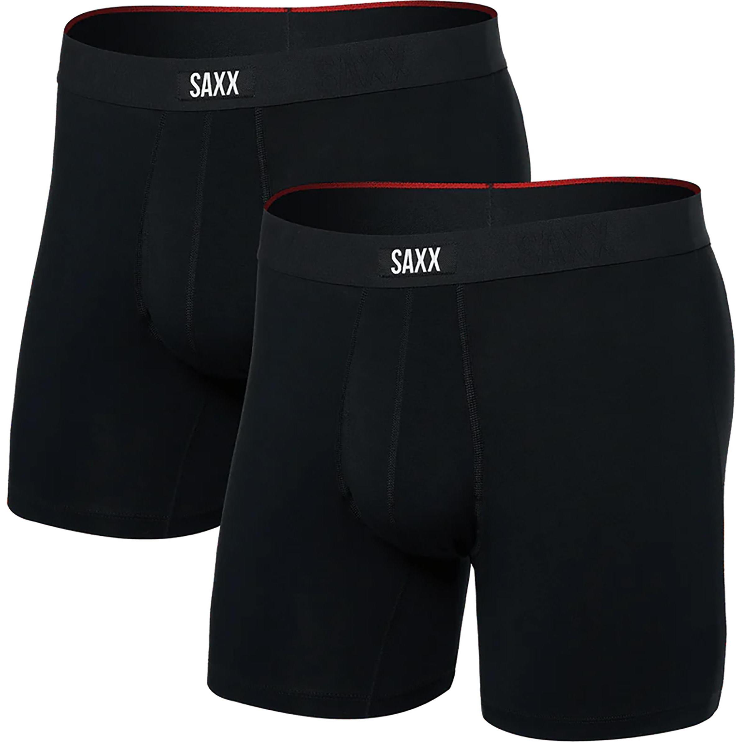 Thumbnail - SAXX, Herren, Unterhosen, Vibe Xtra Boxer Brief Fly 2-Pack, Schwarz, (S)