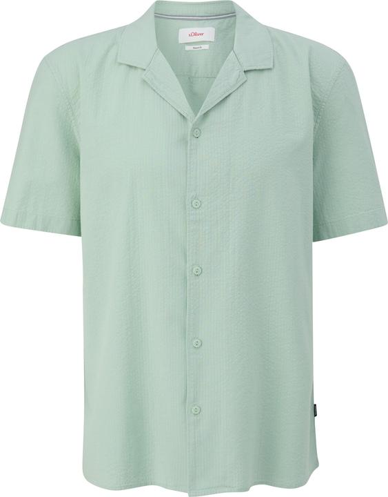 Immagine prodotto s.Oliver Hemd Kurzarmhemd mit Crêpestruktur (XL)